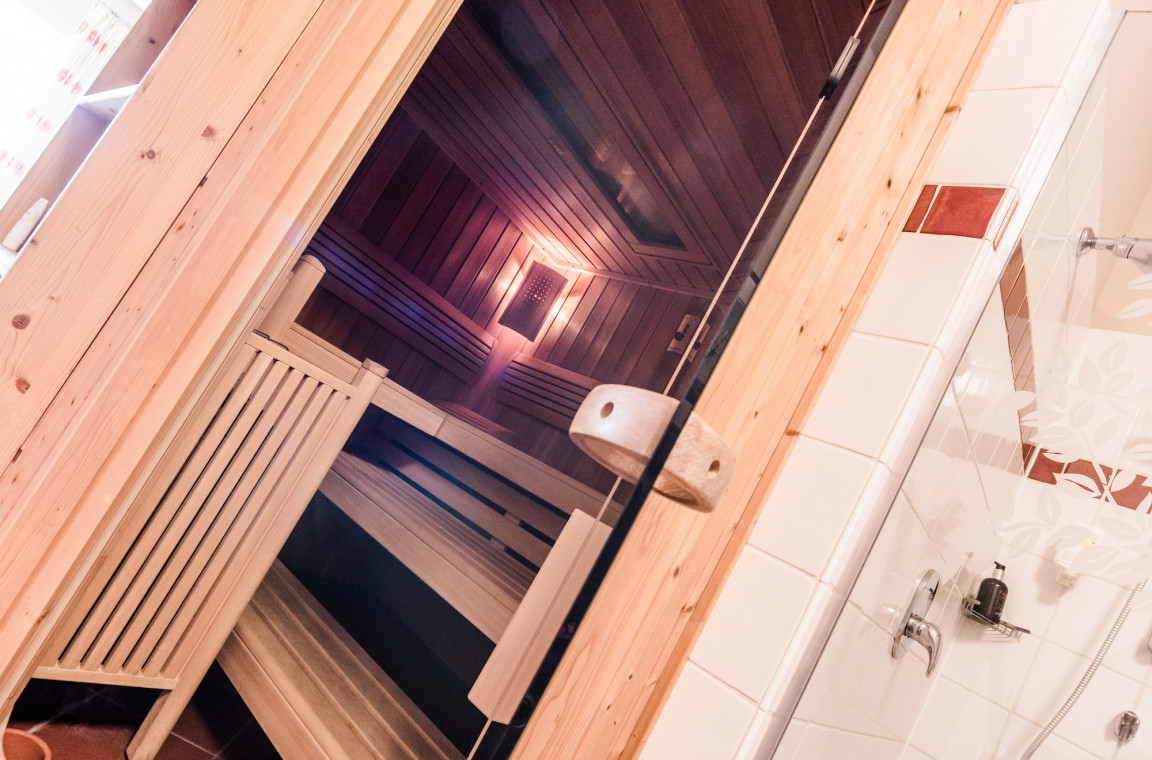In der Sauna entspannen - im Hubertushof