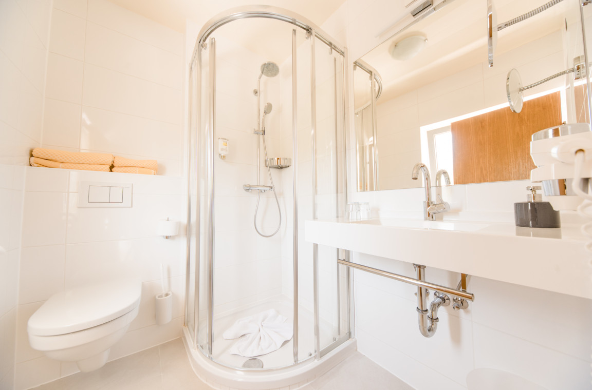 Modernste Sanit&auml;rr&auml;ume im Hubertushof